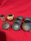 Vtg 1940-1950 Ohio Art Child   s Tin Tea Set Lot Of 28