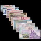 Rare Set 9 Korea Hankok 1992 - 2005 P39 - P46 P48 Unc 1 - 5000 Won Unc