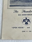1961 Usaf Thunderbirds 8th Anniversary Airshow Open House Program Nellis Afb 