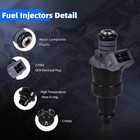 Fuel Injectors Compatible With Dodge B1500 B2500 B3500 Ram 1500 Ram 2500 Ram    