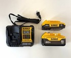 Dewalt 20v Max Battery Kit W  5 Ah And 2 Ah Battery   Charger Model Dcb225-2c
