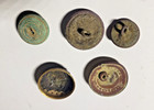 Original Civil War Federal Eagle   New York State Buttons 