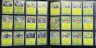 Obsidian Flames Complete Master Set  plus Espeon Stamp 