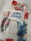 Vintage Mixed  Lot Of Christmas Gifts Tags Candle Snowman Angel  Stickers Read