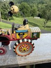 Vintage Marx Walt Disney Mickey Mouse Tin Tractor Wind-up Toy Spring Head