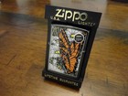 Barrett-smythe Butterfly Zippo Lighter Mint In Box 1995