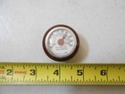 1940 s Vintage Tel-tru Cub Sub  Zero Thermometer With Suction Cup Bakelite Body