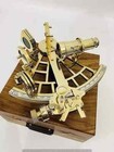 9   Working Collectible Nautical Brass Navigation Real Sextant Vintage Antique