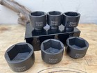 6pcs  1  Dr   6pt Metric Jumbo Shallow Impact Sockets Set 80 85 90 95 100 105mm