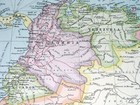 1922 Map Of South America   Races   Brazil Argenina Chile Ecuador Colombia 