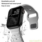 Silicone Sport Strap For Apple Watch Band Ultra 2 49mm Series 10 9 8 Se 7 6 5 45