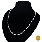 Stainless Steel Silver Arrow Bullet Chain Bracelet Necklace Men Women 7- 38 