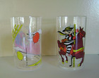 1993--mcdonald s  carnival  Plastic Drinking Cups  2-cups  Tumblers