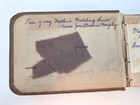 1880s Id d Autograph Book Canton Illinois Piece Of Wedding Dress 40  Entries