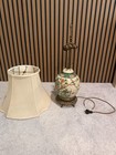 Antique Chinese Republic Period Famille Verte  wucai  Porcelain Ginger Jar Lamp