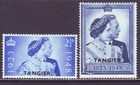 Tangier 1948 Sc 525-526 Mh Set Silver Wedding