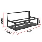 Mining Rig Frame Case Graphics Card Holder 6 Gpu Rack Stackable Miner Compu Xcdx