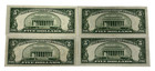 Lot 4 Us 1934 Series  5 Federal Reserve Notes Xf-au Paper Money Currency Bills