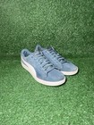Puma Shoes Womens Size 8 5 Vikky V2 Blue Suede Casual Walking Comfort Sneakers