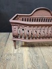 Antique Victorian Cast Iron Fireplace Grate Log Coal Holder