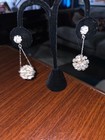 Marilyn Monroe Owned Worn Rhinestone ball  Earrings From Friend Sydney Guilaroff