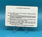 Apple Computer  Inc Vintage Credit Charge 1986 Rare
