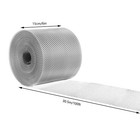 6x100ft Aluminum Gutter Guard With Gloves Micro-mesh Screen For Leaves Debris