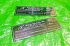 2x Data Plate For Vintage Mack Trucks Bull Dog  v249-7  glb