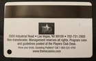 The Ho Casino Las Vegas Players Club Slot Card Unused Blank Westward Ho