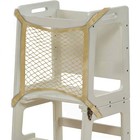 Toddlers Tower Safety Net - Safety Guard For Toddlers Tower - 17 w X 17 h Beige