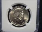 1948 Silver Franklin Half Dollar 50c Ngc Ms64fbl   Full Bell Lines