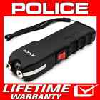 Police Stun Gun 928 Max Volt Rechargeable Led Flashlight For Self Defense Black