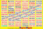 25 Real Estate Name Rider Signs Custom Lowest Price New Pool Sold 2 3 Bedroom