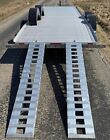 New_2025_22 Ft_all_aluminum_open_car_hauler Trailer Flatbed 14 000 Lb Heavy Duty
