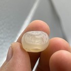 Wonderful Natural Old Agate Intaglio Stone Seal Stamp Old Bead