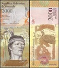 Venezuela 2000 Bolivar Fuerte  2016  P-96a  Used X 100 Pcs Bundle Pack