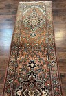 Indo Per sian Heriz Runner Rug 2 6 X 8  Rust Color  Vintage