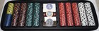 Black Series 500 Poker Chip Set - Casino-grade 14g Clay Poker Chips New