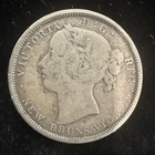 1864 New Brunswick Twenty Cent Silver Coin 20c  A5