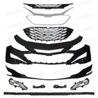 For 2019-2024 Chevy Malibu Front Upper lower Bumper Grilles Valance Fog Lights