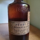 Bisleri s Iron Cinchona Bitters Joseph Personeni New York Amber Labeled Bottle