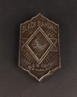 Black Diamond Bike Head Badge Die Antique Ny