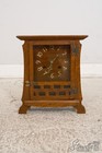 F68591  Antique Mission Oak Arts   Crafts Mantle Clock
