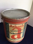 Vintage 5 Gallon Atlantic Motor Oil Can  Sae 30 1950s Gas Can Garage Advertising