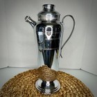 Vintage Art Deco Farberware Chrome Cocktail Shaker 12 75  Retro Brooklyn Ny Usa
