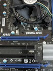 For Msi B75ma-g43 Motherboard Lga1155 Ddr3 Atx Mainboard W heatsink And Io Plate