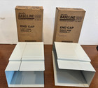 Baseline 2000 4    Rh Lh Hinged  End Cap  White  2 Right   1 Left Sold As 3 Pieces