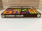  rare  Domino Color Diset  1502 Brown Box Vintage Toy Game 28pc Complete Box Set