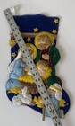 Christmas Stocking Nativity Bucilla Joy To The World  84816 From 2002 Finished