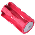 2pcs Adapter Battery Holder 1 5v Case Box Convert 4 Aaa To 1 C Size Battery Box 